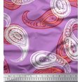 thumbnail image 1 of Soimoi Moss Georgette Fabric Artistic Paisley Fabric Prints by Yard 42 Inch Wide, 1 of 3