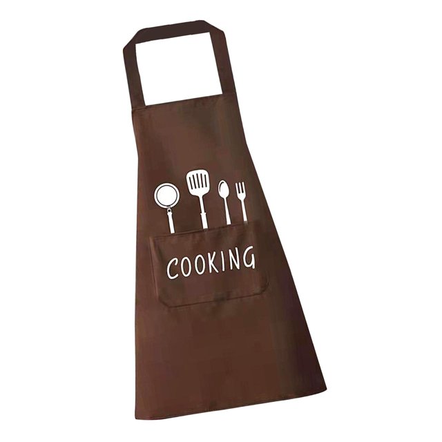 Household Kitchen Cooking Aprons Apron for Husband Wife Gifts Coffee B 1