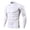 White, variant on RKSTN Mens Compression Shirt Running Tight Training T-shirt Outdoor Sports Long-sleeved High-stretch Quick-drying Fitness Blouse