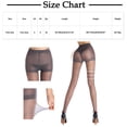 thumbnail image 3 of Diufon Lot de 5 Collants Transparents pour Femmes, Décontractés pour Tous les Jours, Couleur Unie, Bas-Collants Tendance Qui Camouflent le Ventre, Bas Pieds, 3 of 3