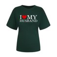 thumbnail image 5 of Meichang T-Shirts Graphiques pour Femmes T-Shirts de la Saint-Valentin Mignons Cœur T-Shirts Graphiques Décontractés Col Rond Manches Courtes Coupe Ample T-Shirts de Vacances Saint-Valentin, 5 of 5
