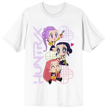 KPop Demon Hunters Huntrix Kawaii on White Short Sleeve Adult T Shirt - 3XL