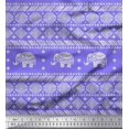 thumbnail image 1 of Soimoi Rayon Fabric Aztec & Tribal Elephant Animal Fabric Prints By Yard 56 Inch Wide, 1 of 3
