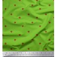 thumbnail image 1 of Soimoi Poly Georgette Fabric Artistic Flower & Dots Fabric Prints By Yard 52 Inch Wide, 1 of 3