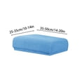thumbnail image 2 of Rectangular Elastic Dressing Table Stool Cover Washable Spill Proof Saddle Shaped Chair Slipcover For Home, 2 of 7