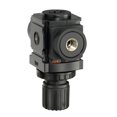 thumbnail image 1 of ARO R37221-100 1/2-Inch Air Regulator Black, 1 of 1