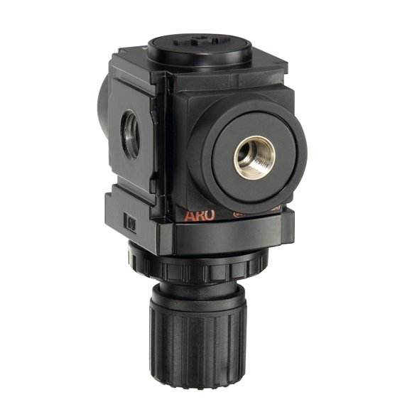 ARO R37221-100 1/2-Inch Air Regulator Black