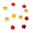 thumbnail image 3 of simhoa Confettis de Feuilles d'Érable Brillantes 15 g Décoration de Mariage et de Fête Or et Rouge, 3 of 7