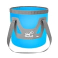 thumbnail image 2 of LSLJS 12L Portable Foldable Water Bucket Fishing Bucket Folding Water Container for Travelling Camping Hiking Fishing Washing, Home Kitchen Gadgets Accessories, 2 of 7