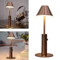 thumbnail image 2 of pitrice Dimmable Table Lamp Bar Decor Battery Desk Bedside Umbrella Bronze, 2 of 7