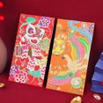 thumbnail image 1 of YAOMOBB Enveloppe Rouge Motif Dragon Nouvel An Chinois Enveloppes Rouges Couleur Vibrante Poches Porte-Bonheur pour Festival de Printemps 2024, 1 of 7