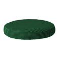 thumbnail image 2 of Housses de Coussin pour Tabouret Rond Luxe Antipoussière avec Élastique Lavable Siège de Chaise Vert Foncé, 2 of 9