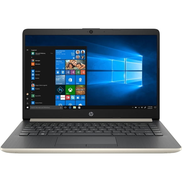 Ordinateur Portable HP 14-DK0020CA 14,0" HD Non Tactile, AMD A4-9125, 4 Go de RAM, 64 Go eMMC, 1 To OneDrive, AMD Radeon R3, Windows 10 Home