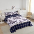 thumbnail image 3 of Erosebridal Hunting Bear Bedding Full Comforter Set, Woodland Animal Down Comforter, Rustic Farmhouse Decor, Reversible, 3 of 7