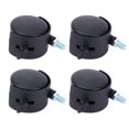 thumbnail image 1 of Chair Caster,4Pcs 2in Universal Casters Brake Caster Furniture Caster Industry-Leading Standards, 1 of 6