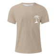 thumbnail image 3 of Ketyyh-chn99 Chandail de Bain pour Homme Wrangler Chandails Coton Confortable Manches Courtes Col Rond Coupe Décontractée T-Shirt Ample Doux T-Shirt Classique Beige,G, 3 of 4