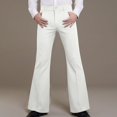 thumbnail image 2 of Ketyyh-chn99 Mens Casual Pants Mens Slim Fit Cargo Pants Long Pants Fitness Pants Outdoor Size for 2XL,White, 2 of 5