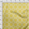 thumbnail image 3 of oneOone Rayon Medium Yellow Fabric Fruits Lemon Slice Craft Projects Decor Fabric Printed By The Yard 56 Inch Wide, 3 of 4