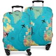 thumbnail image 1 of Travel Luggage Cover Suitcase Protector Fits 18-32 Inch Luggage Wheel Covers Patterned Travel Related Items Flower Luggage Protector Elastic Luggage Anti-scratch Suitcase Cover M, 1 of 4