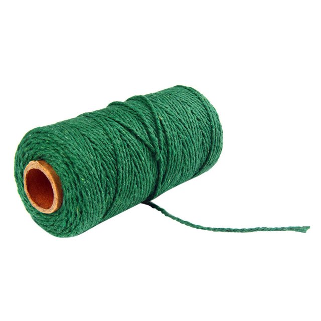 Birdeem 100M Long/100Yard Pure Cotton Twisted Cord Rope Crafts Macrame String