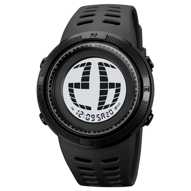 Digital Waterproof Electronic Sport Watch,50M Water Resistance,EL Backlight Display,Multifunctional Alarm Stopwatch,For Outdoor Sports Military Style Daily Wear Swimming