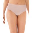 thumbnail image 1 of Bali Womens One Smooth U All-Around Smoothing Hi-Cut Panty, 7, Gloss Rib, 1 of 1