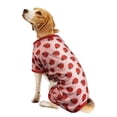 thumbnail image 1 of Fetchwear Dog Clothes: Ladybug Jersey Pajamas, Size XS-XL, 1 of 5