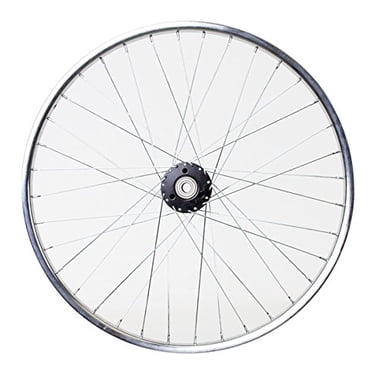 Wheel Master Rear Bicycle Wheel for Trike, 24 x 1.75 36H, Steel, Bolt On, Silver