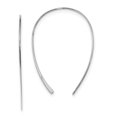 thumbnail image 1 of Sterling Silver Rhodium-plated Threader Earrings QE13592, 1 of 1