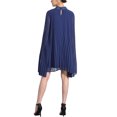 thumbnail image 3 of INSPIRE CHIC Robes en Mousseline pour Femmes, Coupe Ample et Fluide, Manches Cape, Robe Plissée, 3 of 6
