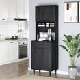 thumbnail image 2 of HOMCOM Garde-Manger de Cuisine 71 Pouces, Buffet avec Huche, Support pour Micro-Ondes avec Armoire, 2 of 10