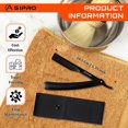 thumbnail image 4 of ASIPRO Straight Razor Men with 10 Shaving Blades (20 Single Edge Razors Blades), Straight Edge Razors Rasoir Barbe Homme avec 10 Lame Rasoir Shaving Reusable Barber Razor for Beard, 4 of 7