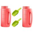 thumbnail image 1 of EIGTHTAIL Ice Melt Salt Spreader Handheld Shaker for Lawn Seed  Salt  Ice Melt  Calcium  Deicer Shaker 2 Liter  Adjustable Hole Size  Handy for Fertilizer Lawn Seed Salt to Deice, 1 of 9
