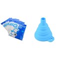 thumbnail image 4 of Langgg Summer Disposable Ice Pack Ice Cube Mold Plastic Folding Funnel Telescopic Long Neck Kitchen Gadget, 4 of 8