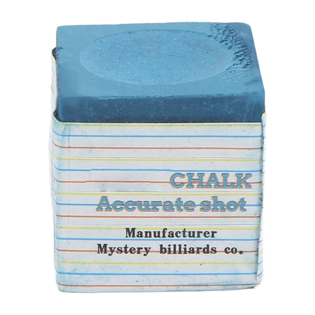 Craie Bleue Craie de Queue de Piscine Professionnelle Adhérence Forte Antipoussière Craie de Queue de Billard pour Sports