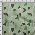 thumbnail image 4 of oneOone Viscose Chiffon Light Green Fabric Abstracts Dress Material Fabric Print Fabric By The Yard 42 Inch Wide, 4 of 5