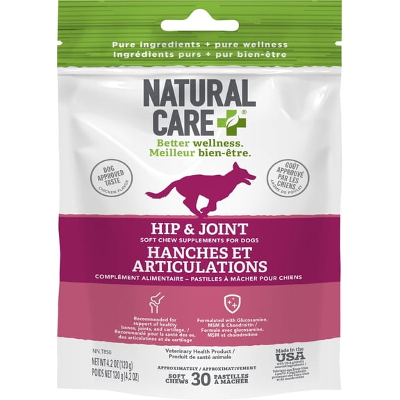 Natural Care Hip & Joint Chicken Daily Chews Dog Supplement