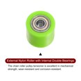 thumbnail image 4 of Unique Bargains 8mm Chain Roller Pulley Tensioner Wheel Guide Cylinder Type for Bike Sliding Door, Green, 4 of 6