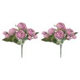 thumbnail image 1 of Youkk 2pcs Easy To Clean – Realistic Appearance – Artificial Flowers For Wedding purple 1Set, 1 of 6