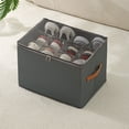 thumbnail image 4 of Matoen Boîte de Rangement avec Couvercle pour la Maison, Boîte de Rangement Pliable en Tissu à Multiples Compartiments, Armoire, sous-Vêtements et Boîte de Tri pour sous-Vêtements, 4 of 6