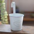 thumbnail image 4 of Tin Flower Bucket with Hook Flower Pot Wall Metal Flower Pot Garden Decorative Flower Pot, 4 of 12