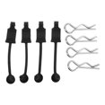 thumbnail image 4 of ANGGREK RC Car Body Clip Retainers, RC Car Body Shell Clips Rubber And Steel For Car Enthusiasts For Losi Lasernut U4 1/10, 4 of 8