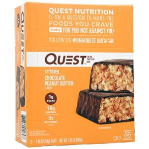 Quest Nutrition Chocolate Peanut Butter Hero Bar, 12 Count