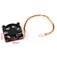 thumbnail image 4 of axGear Fan 50x50x10mm 5x5x1cm Mini Small Fan 3Pin Power 5V 50mm 5cm, 4 of 4
