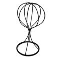 thumbnail image 4 of fastboy Présentoir Décoratif de Table pour Perruque Style Ballon Porte-Chapeau Noir 32cm 1Set, 4 of 6