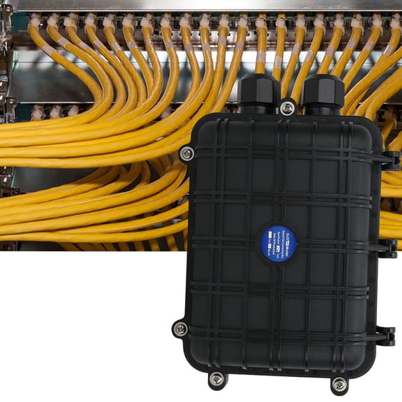 Boîtier d'épissure de fibre haute résistance, boîtier d'épissure optique, protection IP68, capacité de 96 cœurs, adapté aux connexions aériennes et de pipelines