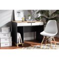 thumbnail image 2 of Bowery Hill Modern 2-Drawer Engineered Wood Computer Desk in Gray/Oak, 2 of 8