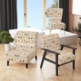 thumbnail image 1 of Designart « Sophistication dans le Style Moderne Danois II » Fauteuil d'Appoint Rembourré Orange de Style Mi-Siècle - Fauteuil à Accoudoirs Moderne Mi-Siècle pour Chambre, 1 of 7