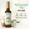 thumbnail image 2 of Matteo's Sugar Free Coffee Syrup, Mint Chocolate Chip, 750mL, 0 Calories, 0 Sugar, (Single Bottle), 2 of 5