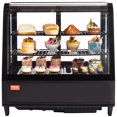thumbnail image 1 of VEVOR Refrigerated Display Case, 3.5 Cu.Ft./100L, 2-Tier, Countertop Pastry Display Case Commercial Display Refrigerator with LED Lighting, TURBO Cooling, 1 of 9